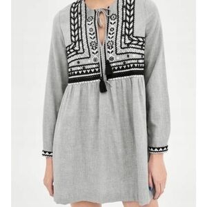 ZARA BOHEMIAN DRESS SIZE S WOMEN